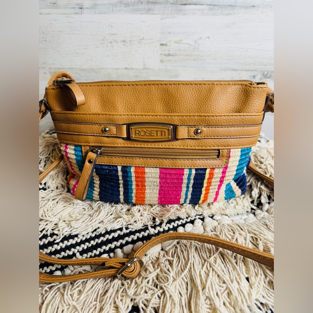 Rosetti Crossbody Colorful Striped Crossbody Purse Crossbody for Spring & Summer